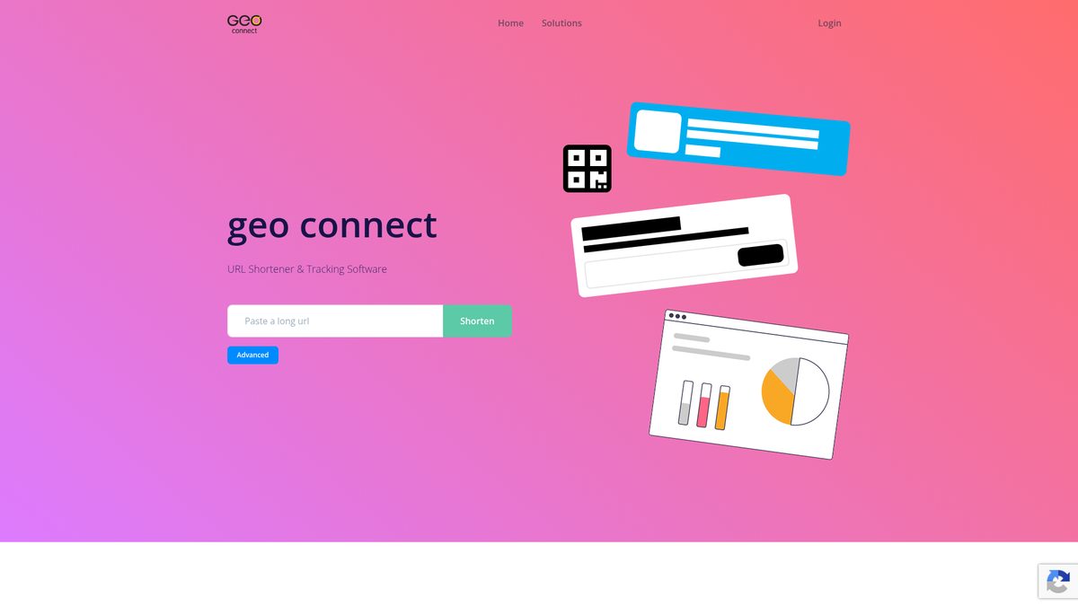 Geo Connect desktop website screenshot
